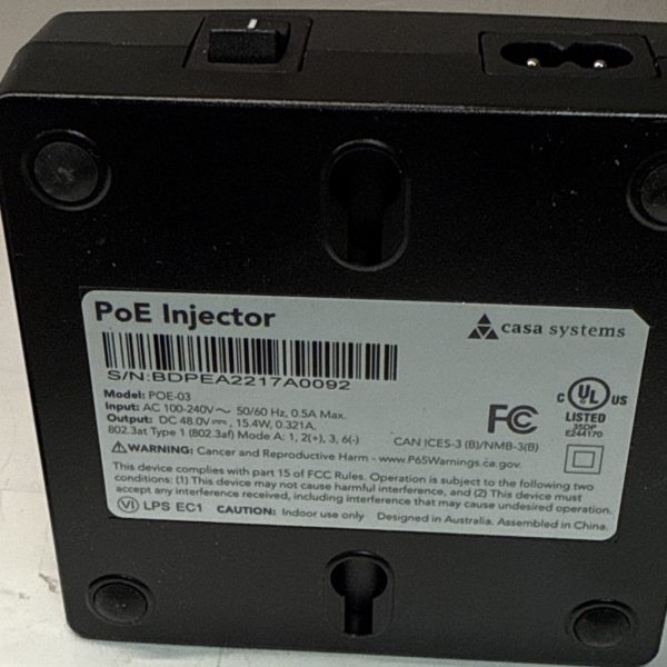 Casa systems POE injector POE-03 - Image 3