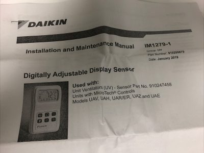 DAIKIN-910247458-Digital-Display-Sensor-Unit-Ventilator-6-button-NEW-114479603850-4