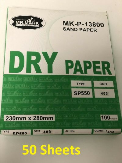 MrMark-DRY-Sand-paper-400-grit-MK-p-13800-50-Sheets-GENUINE-OEM-114209883550