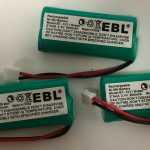 Rechargeable Replacement Battery 900mAh for BT-1011 , 2.4V NI-MH (3/PACK)