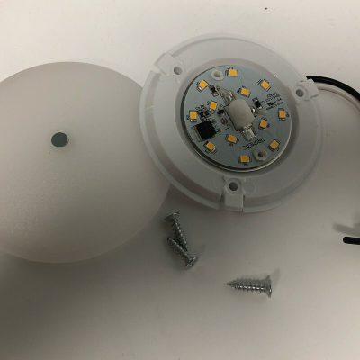 Surface-Mount-RV-12V-3W-Light-Fixture-325-with-12-LEDs-WITH-COVER-114609503780