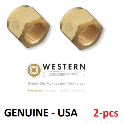 Western-Enterprises-13-2-Nut-Brass-Female-2PACK-CGA-326-HEX-NUT-N2O-114204285160
