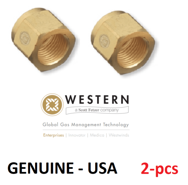 Western-Enterprises-13-2-Nut-Brass-Female-2PACK-CGA-326-HEX-NUT-N2O-114204285160
