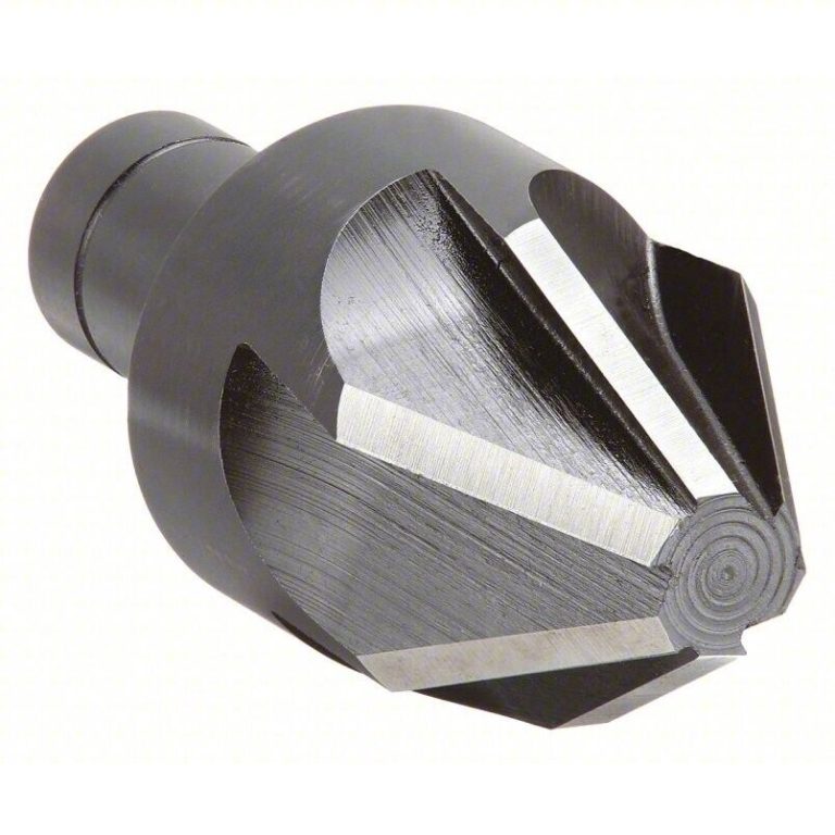 Chatterless Countersink - M42 8% Cobalt Titanium Nitride Coated 6 Flutes 82 Degree Point 5/8 Size