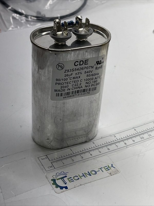AEROVOX Z93S5426P07N CAPACITOR 26uF , 540V , Protected