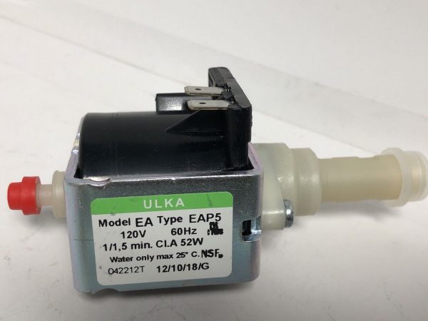 Ulka Pump Model EA Type EAP5 - 120V, 60Hz,1/1,5 min , CII.A 52W