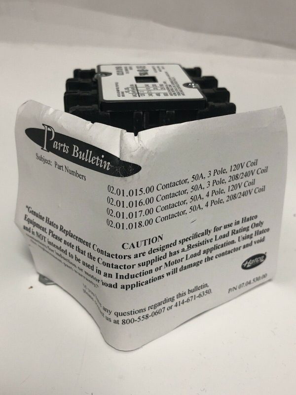 Hatco-020101600-Contactor-3-Pole-208240V-50RES-GENUINE-OEM-REPLACEMENT-114375639091-3