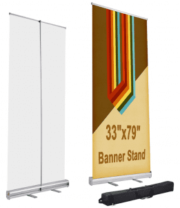 SEAL-Roll-Up-Silver-33-Retractable-Roll-Up-Banner-Stand-Up-Trade-Show-Display-114204649521
