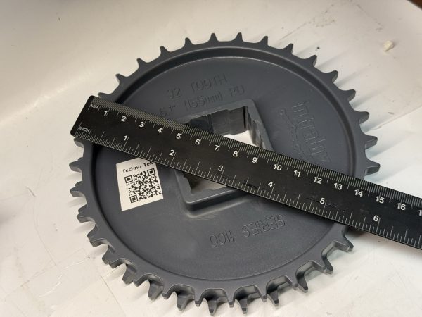 Intralox Sprocket 1100 S1100 1 1/2" Square Bore Sprocket 32 Tooth 6.1" Pd 2 Row - Image 3