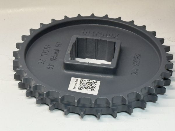 Intralox Sprocket 1100 S1100 1 1/2" Square Bore Sprocket 32 Tooth 6.1" Pd 2 Row - Image 4