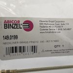 ABICOR BINZAL NECKLINER BRASS PP401D .045-.062 F/180D, Binzel 149.0199