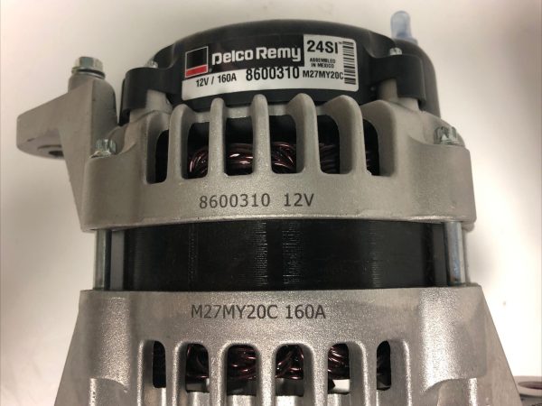 Delco-Remy-8600310-Alternator-24SI-J-Mount-12-Volt-160-Amps-Output-Broken-114480859742-4
