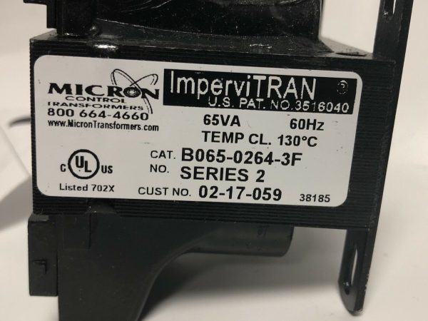Micron-Control-Impervitran-Transformer-B065-0264-3F-65VA-114375653032-4