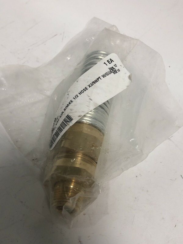 Rubber-Air-Brake-Hose-End-Hose-Connector-with-Spring-Guard-Brass-12-x-38-114344826652-2