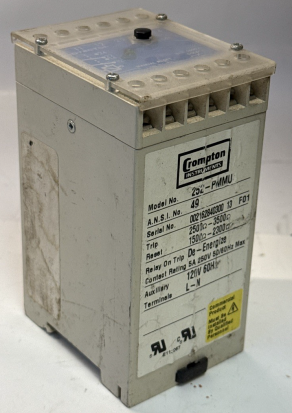 Crompton Instruments 252-PMMU Relay 252PMMU