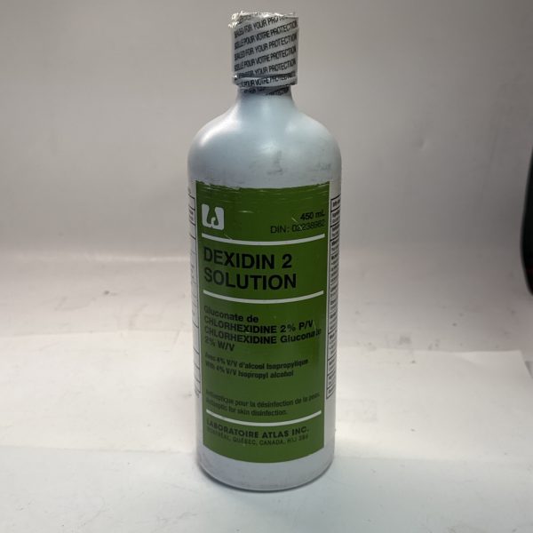 Dexidin 2 antiseptic solution, 450 ml.