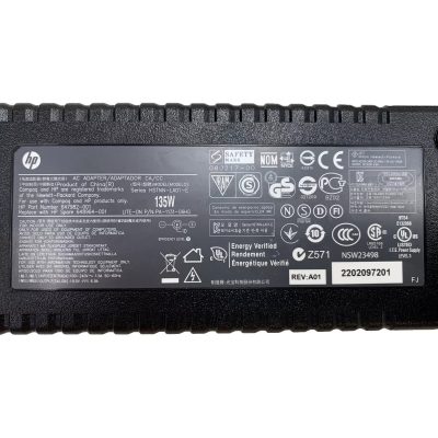 Genuine HP 135W AC Adapter Charger 19.5V 6.9V Model 647982-001