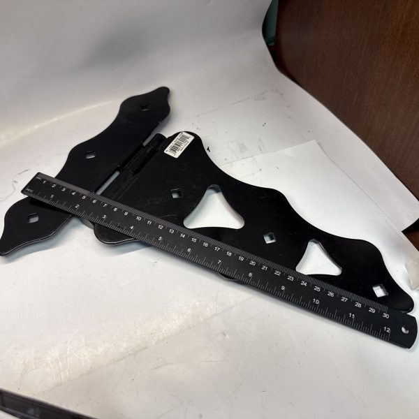 National Hardware N179-200 859BC Ornamental T Hinge in Black - Image 3