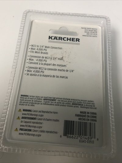 Karcher-M22-Female-Coupler-With-14-NPT-Male-Adapter-114665613183-3