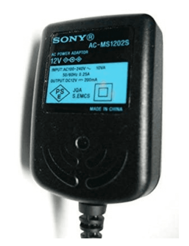 Original OEM Sony ACMS1202S 12V Ac Power Adapter Genuine