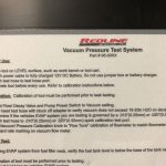 Redline Vacuum pressure test system 95-00XX