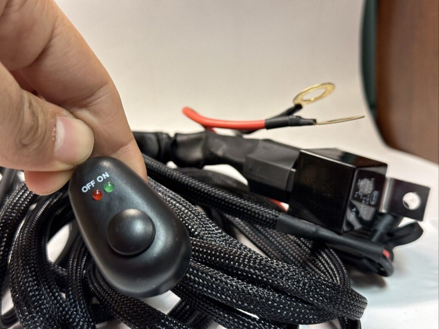 HTT7101-12V Wiring Harness Kit ON/OFF Switch Relay Cable KIT