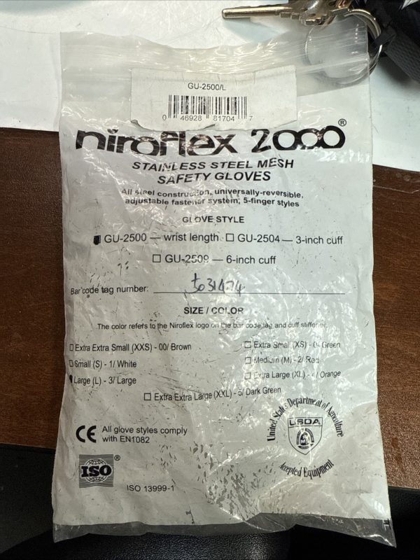 Victorinox Style GU-2500/L Niroflex2000 Large Mesh Glove - LARGE size - Image 3
