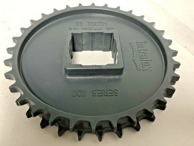 INTRALOX-SPROCKET-1100-S1100-1-12-SQUARE-BORE-SPROCKET-32-TOOTH-61-PD-2-ROW-114240035934