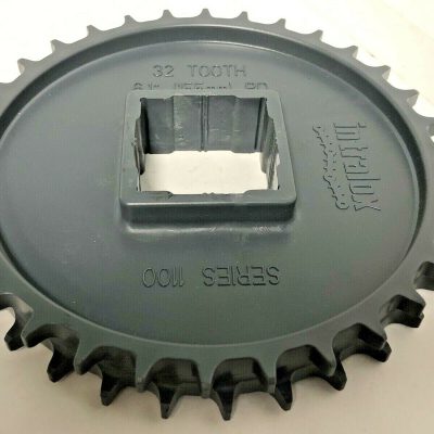 INTRALOX-SPROCKET-1100-S1100-1-12-SQUARE-BORE-SPROCKET-32-TOOTH-61-PD-2-ROW-114240035934