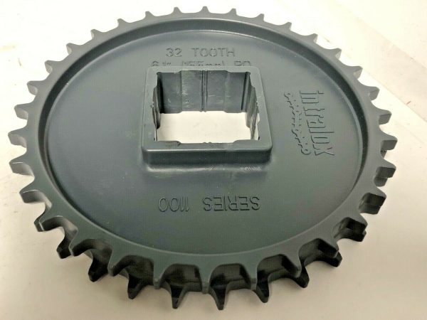INTRALOX SPROCKET 1100 S1100 1 1/2" SQUARE BORE SPROCKET 32 TOOTH 6.1" PD 2 ROW