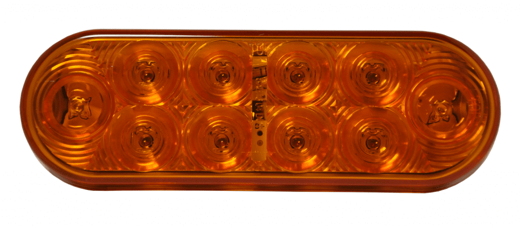 LED Oval Signal/Park Lamp – 10 Diodes Amber LEDS2238-10A