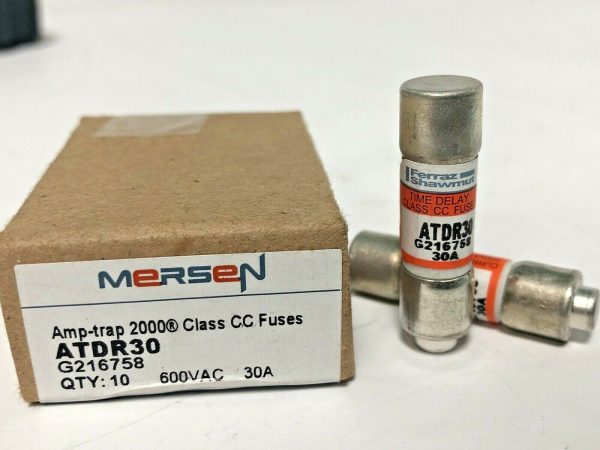 Mersen ATDR30 600V 30A Cc Time Delay Fuse, (5-PACK) G216758 - GENUINE OEM , NEW