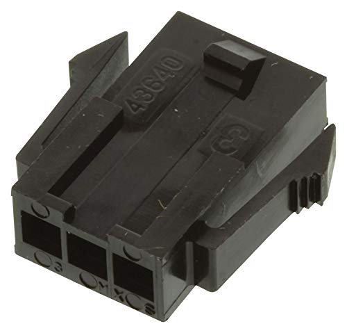 43640-0300-Connector-Housing-Single-Row-Panel-Mount-Micro-Fit-30-43640-Series-Plug-3-Positions-3-mm-Pack-of-1-B088PNF3FQ
