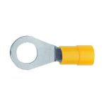 100 QTY Cembre GF M6 Connectors Cable lug Ring 4 6 mm Pre Isolated Yellow Hole 115530032465