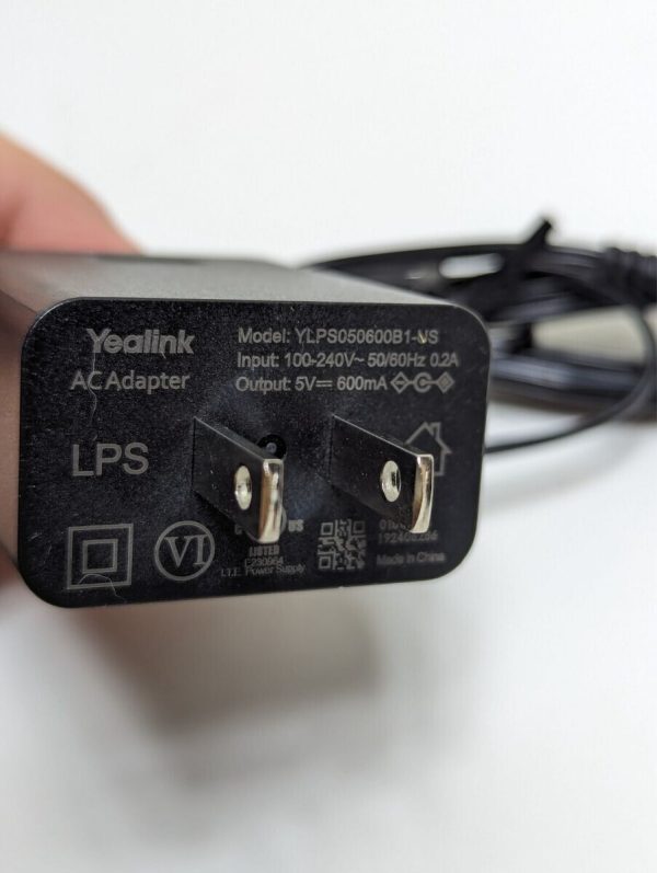 Yealink (5V/600mA) ACAdapter Wall Charger Power Supply - Lot of 5 units - Image 3