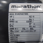 MARATHON MOTOR MRT 5K49ZN6270BS VFD MOTOR 460V - 3 Phase