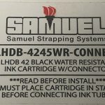 Samuel Ink Cartridge w/connector OEM Black Samuel LHDB-4245WR-Connect - MADE USA