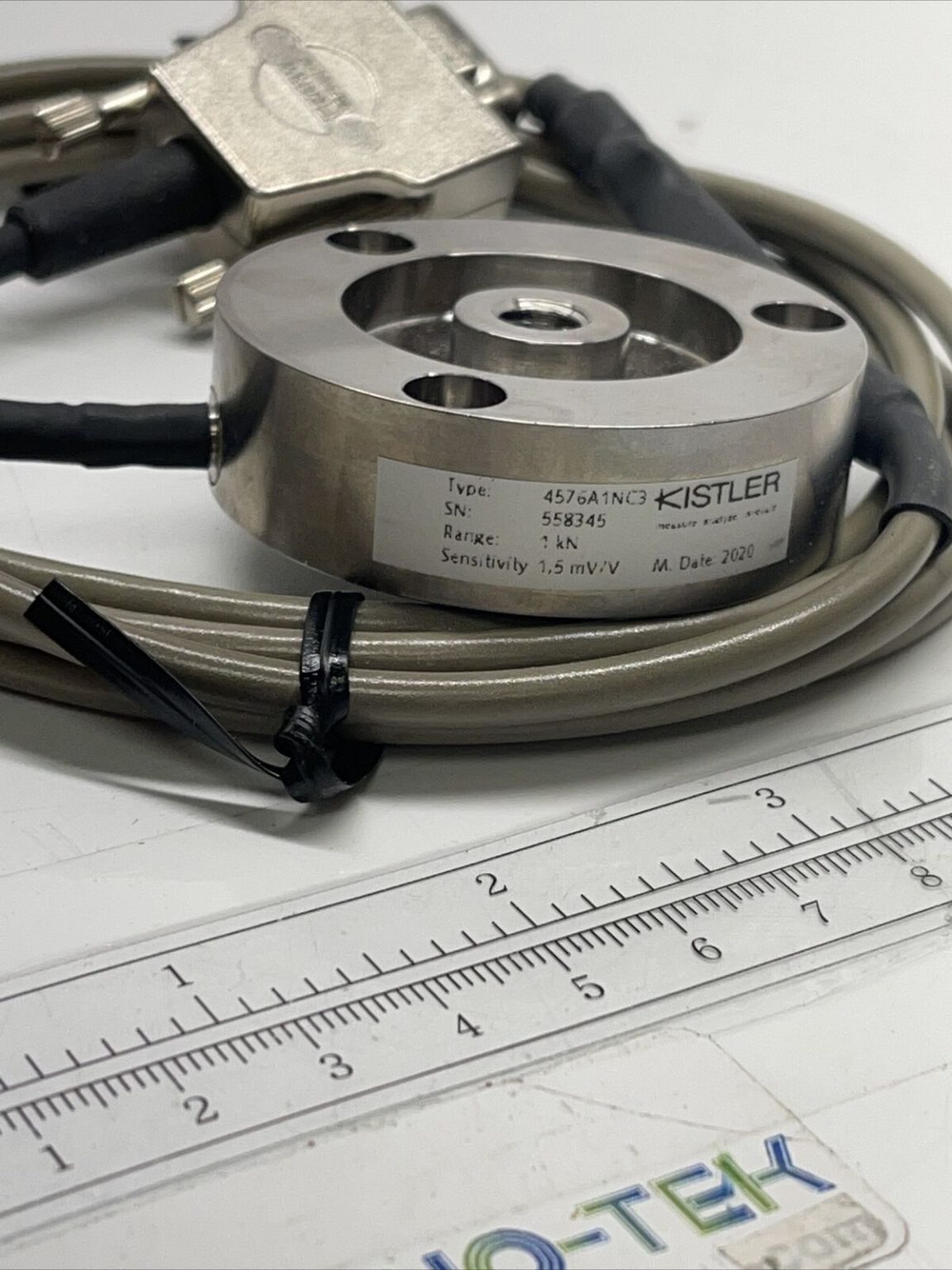 Piezoelectric Force Sensor SlimLine 558345 Ring Force Transducer 4576A1NC3