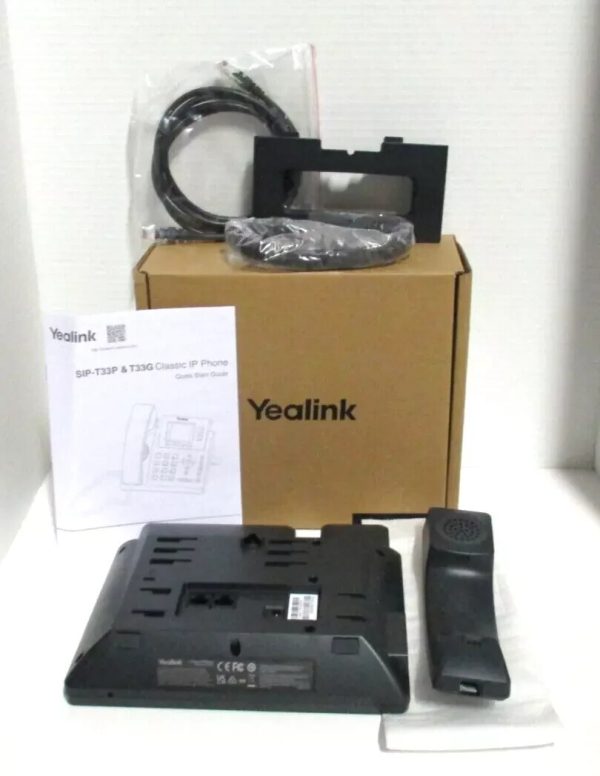 2 units of Yealink SIP-T33G 4 Line Color Display Business Phone -Lot of 2 - Image 4