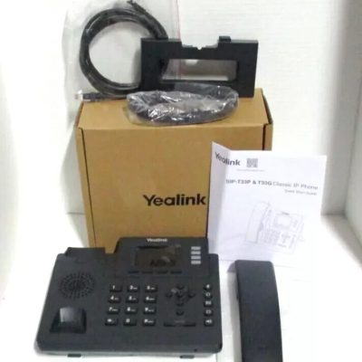 2 units of Yealink SIP-T33G 4 Line Color Display Business Phone -Lot of 2
