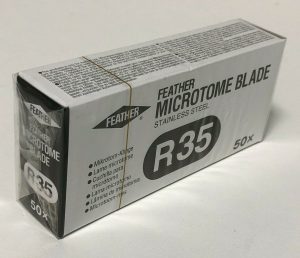 Microtome-blades-disposable-low-profile-Feather-R35-NEW-OEM-Genuine-115050659186