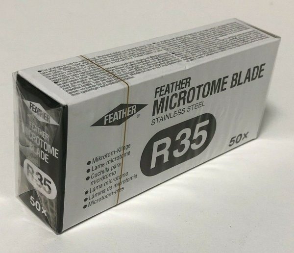 Microtome blades, disposable, low profile, Feather R35 - NEW - OEM Genuine