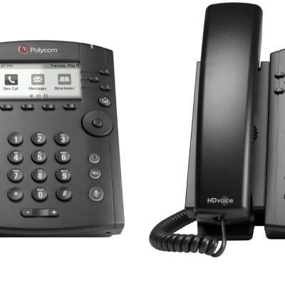 Polycom VVX 301 Corded Business Media Phone System (2/Pack)