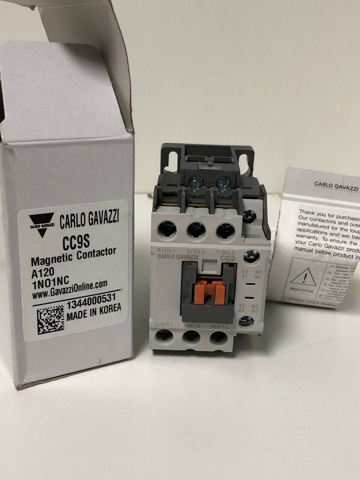 Carlo Gavazzi CC9S Contactor 240VAC New TechnoTek Inc.
