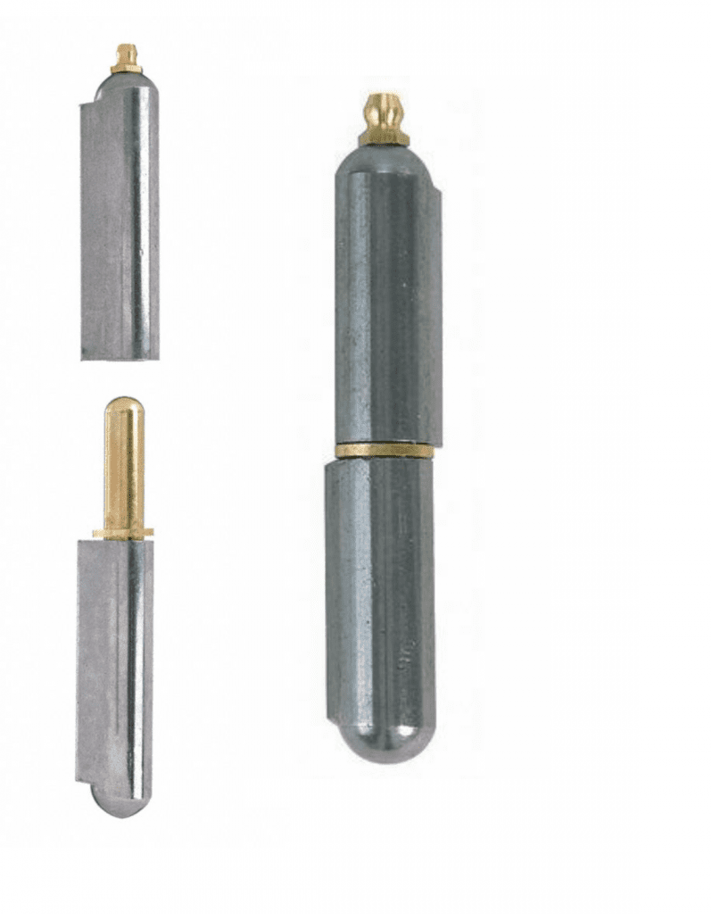 Marlboro 1" x 71/3" Steel WeldOn Hinge Without Holes , 520.0 lb Load