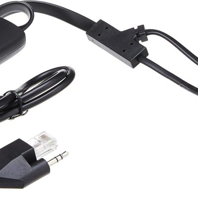 PLANTRONICS 38350-13 APC-43 Electronic Hook Switch Adapter, Black