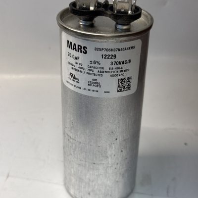 Mars 12229 Motor Run Capacitors 70MFD 370V Round