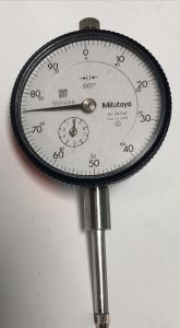 Mitutoyo-2416S-Dial-Indicator-0-1-Range-0-100-Reading-Dial-Lug-Back-used-114637829558
