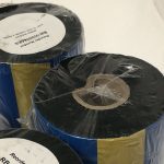Zebra ribbon 6.50" x 1476" (165MM x 450M) Black FH wax (4/pack)
