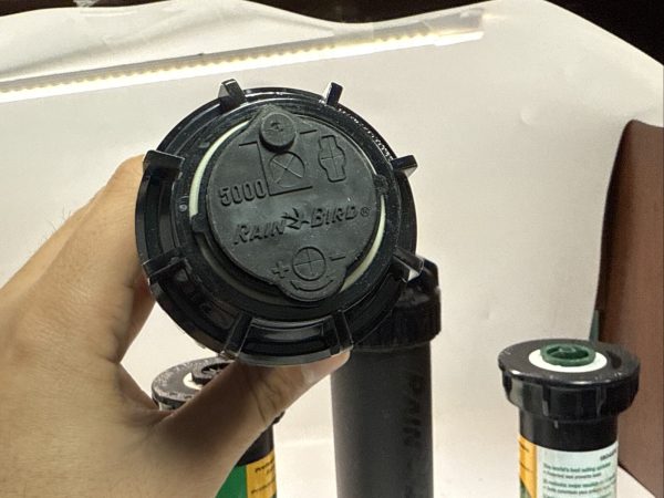 Lot of Rain Bird Sprinklers and Rotor Head 5000 Sprinkler Head Adjustable. - Image 5
